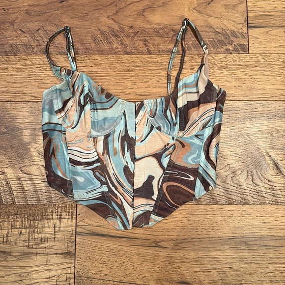 White Fox Boutique Tops - White Fox corset top size small